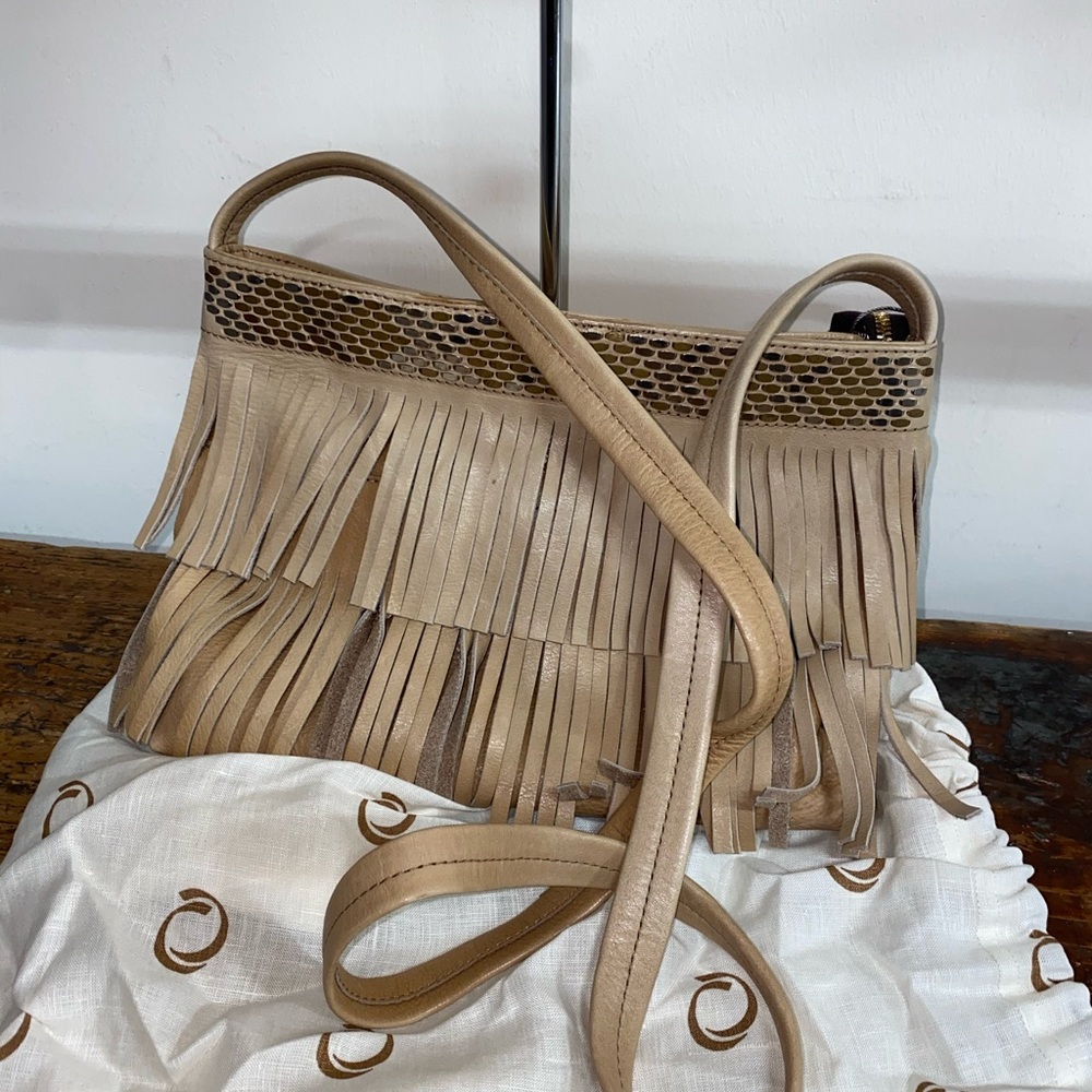 Metallic Fringe Bag NWT